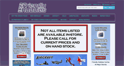 Desktop Screenshot of friendlyhobbies.com